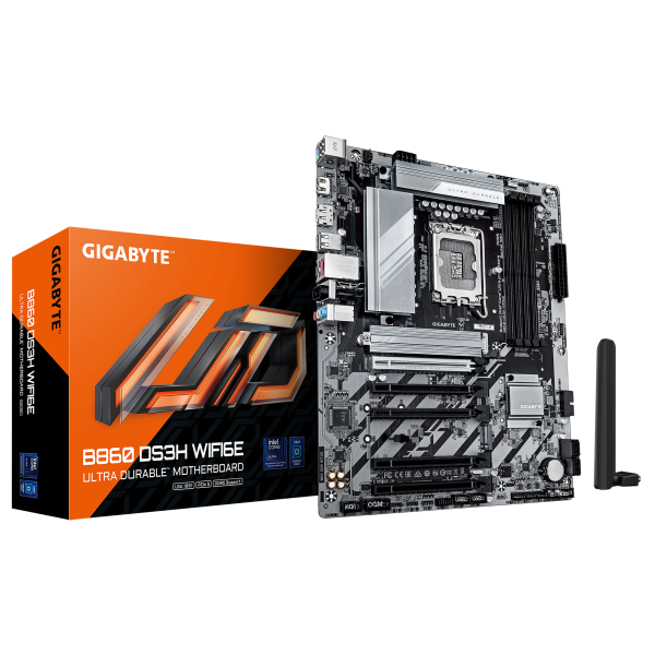 Дънна платка GIGABYTE B860 DS3H WIFI 6E, LGA 1851 4
