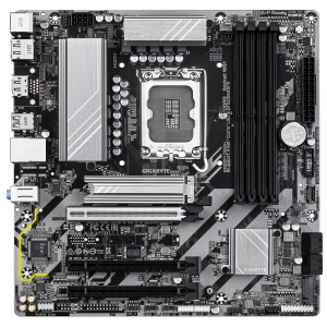 Дънна платка GIGABYTE B860M DS3H, LGA 1851 1