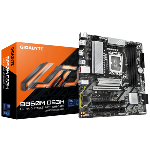 Дънна платка GIGABYTE B860M DS3H, LGA 1851 4