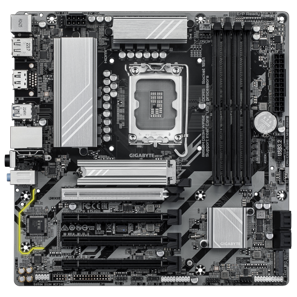 Дънна платка GIGABYTE B860M DS3H WIFI 6E, LGA 1851 1