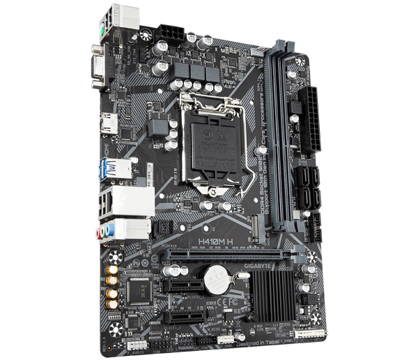 Дънна платка GIGABYTE H410M-H V2, Socket 1200 3