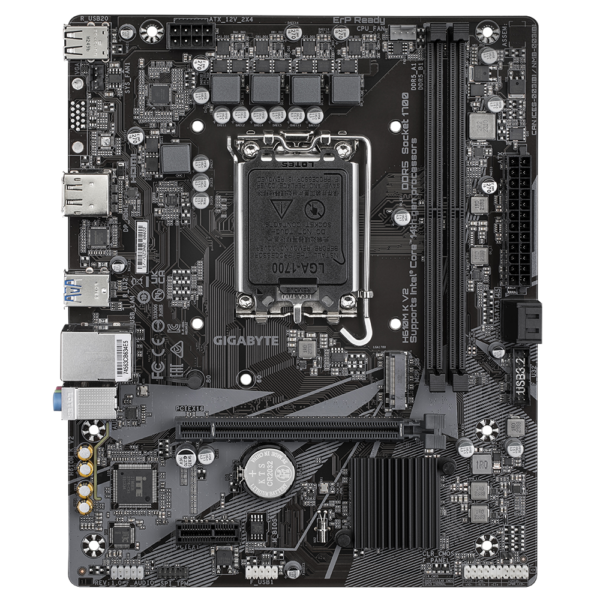 Дънна платка GIGABYTE H610M K V2 DDR5, socket 1700, Micro ATX 1