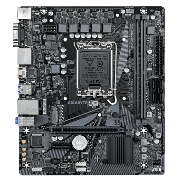 Дънна платка GIGABYTE H610M-S2H V3 DDR4, socket 1700, Micro ATX 1