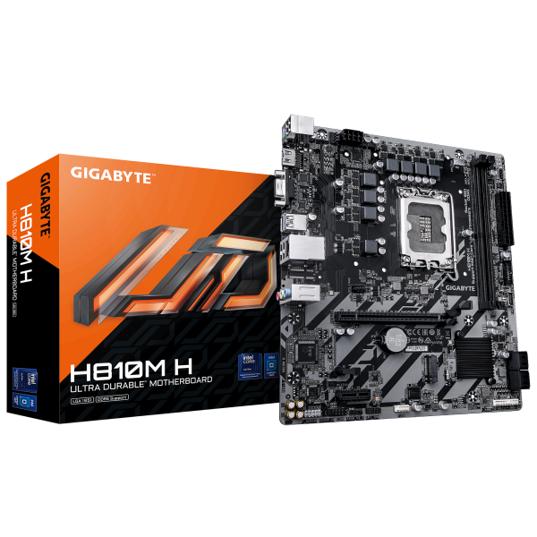 Дънна платка GIGABYTE H810M H, LGA 1851 4