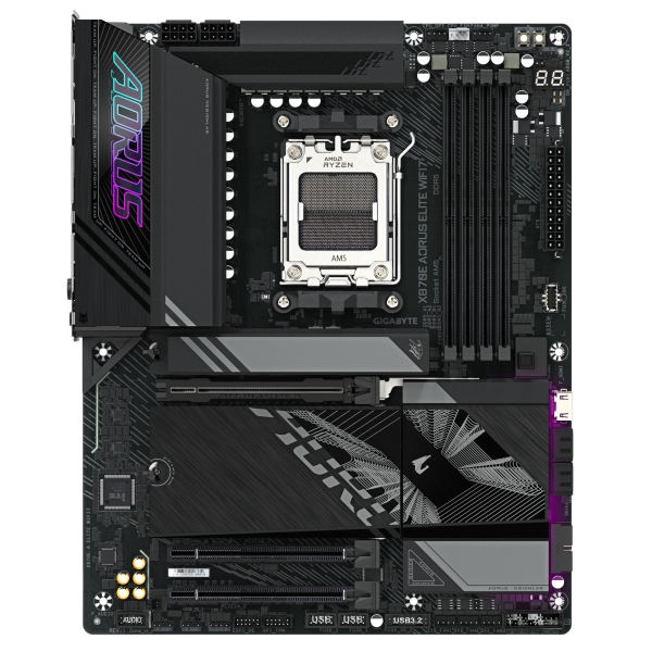 Дънна платка GIGABYTE X870E AORUS ELITE WIFI 7, Socket AM5 1