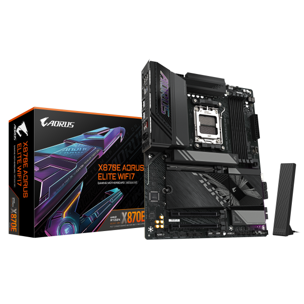 Дънна платка GIGABYTE X870E AORUS ELITE WIFI 7, Socket AM5 6