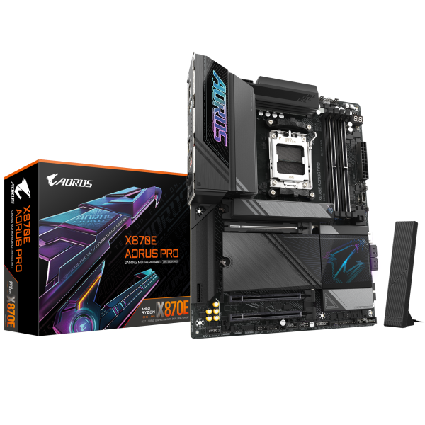 Дънна платка GIGABYTE X870E AORUS PRO WIFI 7, Socket AM5 5