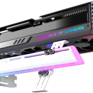 Държач за графична карта EZDIY-FAB ARGB - Бял 1