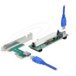 Delock Riser card PCI Express Card x 1 към 1 x PCI 32 Bit Slot с кабел 60 cm 1