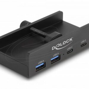 Delock USB Хъб, 4 порта, 5 Gbps, 2 x USB-A, 2 x USB-C 1