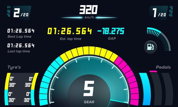 Дигитално табло MOZA RM Dashboard 4