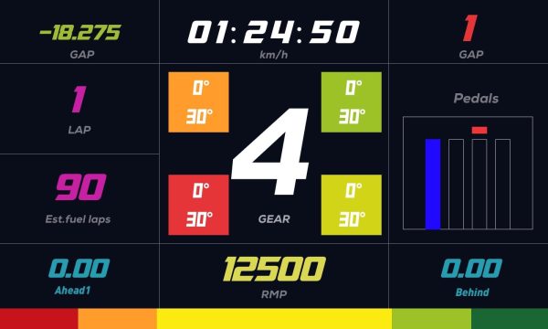 Дигитално табло MOZA RM Dashboard 6