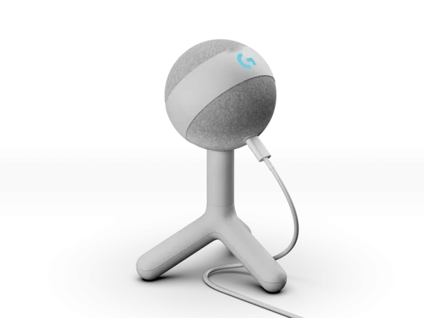 Динамичен микрофон Logitech YETI ORB White 4