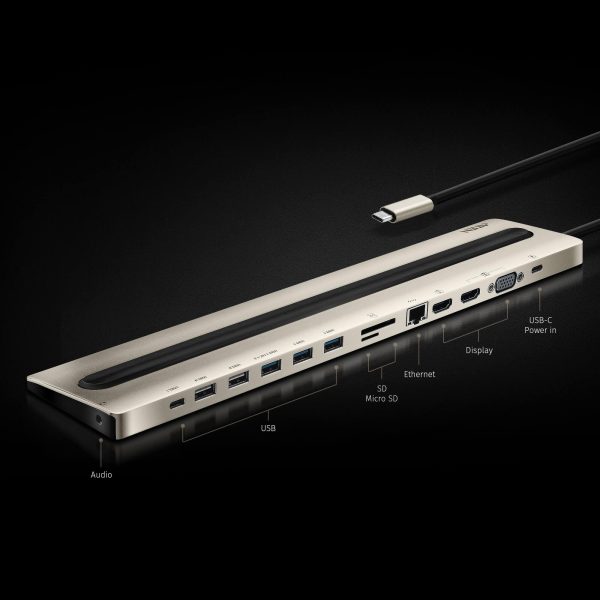 Докинг станция ATEN UH3237, USB-C, Power Pass-Through 3