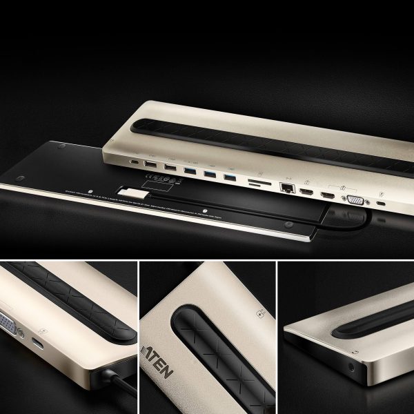 Докинг станция ATEN UH3237, USB-C, Power Pass-Through 4