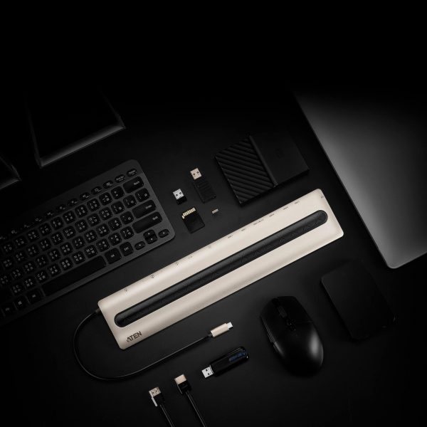Докинг станция ATEN UH3237, USB-C, Power Pass-Through 5