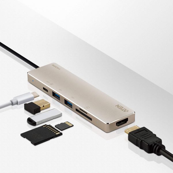 Докинг станция ATEN UH3239, USB-C, Power Pass-Through 4