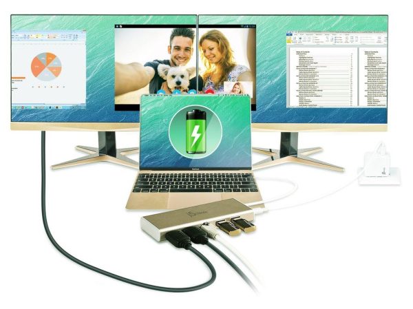 Докинг станция j5 create JCD381, USB-C, 2x HDMI, USB 3.1, PD 2.0, LAN 4