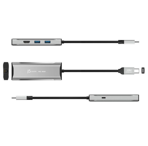 Докинг станция j5create JCD392 100W, USB-C, 10Gbps, 4K60 6