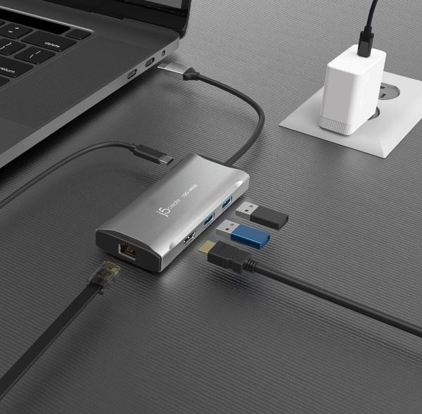 Докинг станция j5create JCD392 100W, USB-C, 10Gbps, 4K60 7