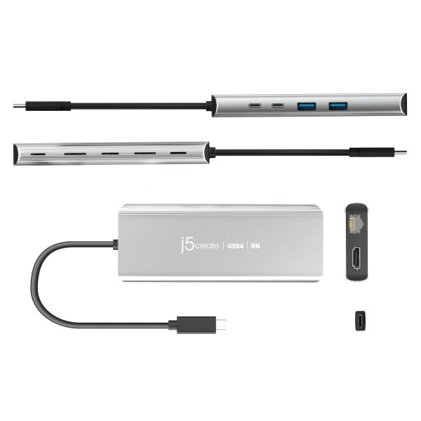 Докинг станция j5create JCD403, USB4, Multi-port хъб, Gigabit Ethernet 3