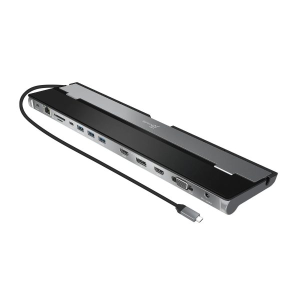 Докинг станция j5create JCD543, За три монитора, 100W  PD 2