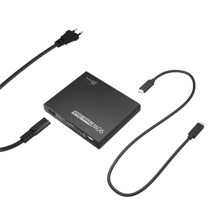 Докинг станция j5create JCDP392 90W Built-in USB-C, Travel Dock 2