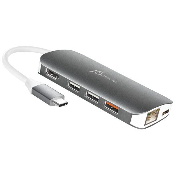 Докинг станция j5create Multi-Port JCD383, USB, HDMI, Ethernet, SD, microSD 1