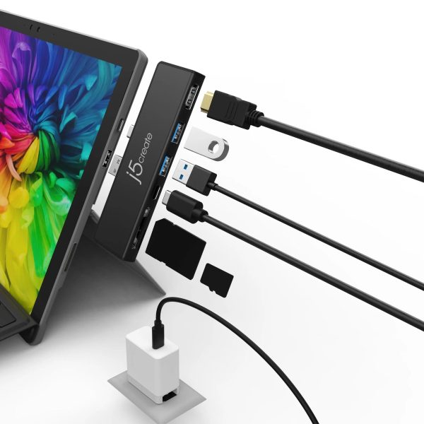 Докинг станция j5create ULTRADRIVEMINIDOCK , 7 в 1 5