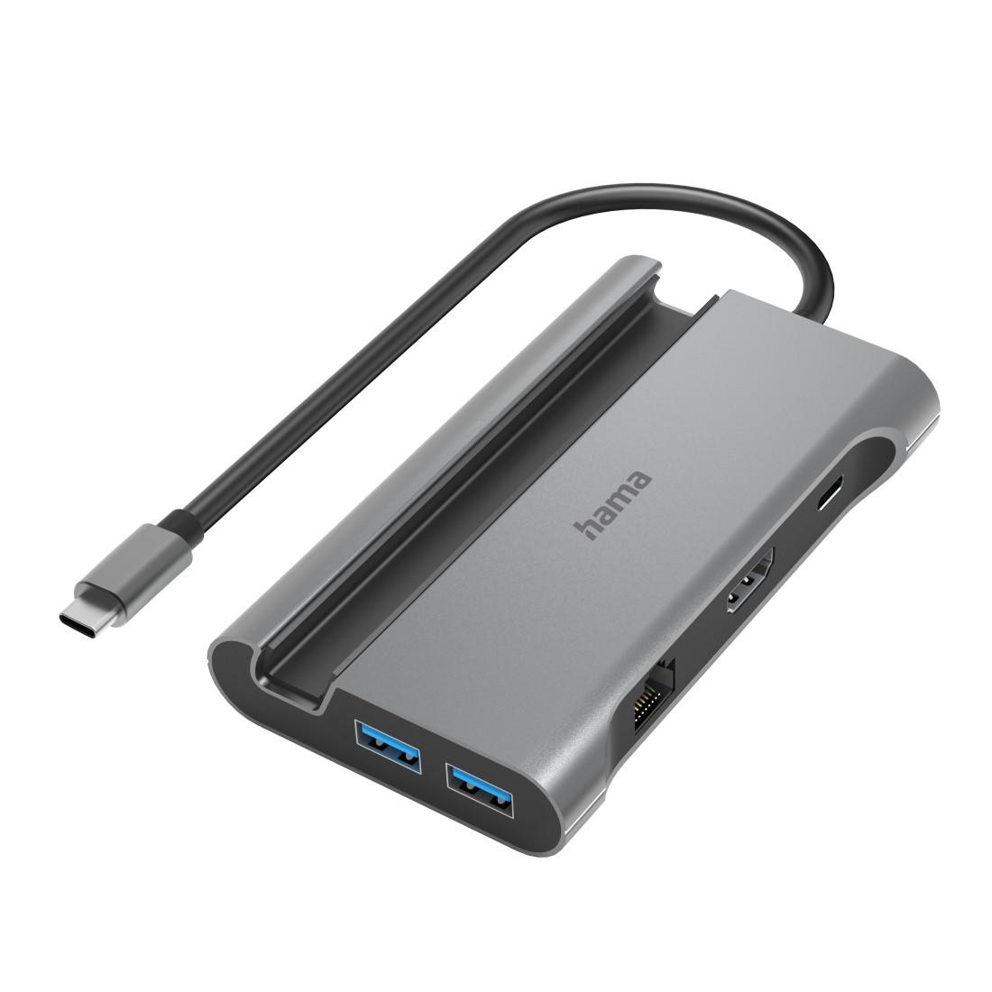 Докинг станция за лаптоп HAMA "Connect2Mobile V2" USB-C 7 в 1 1