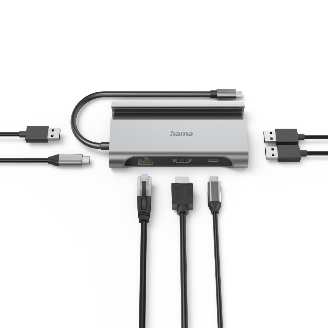 Докинг станция за лаптоп HAMA "Connect2Mobile V2" USB-C 7 в 1 3