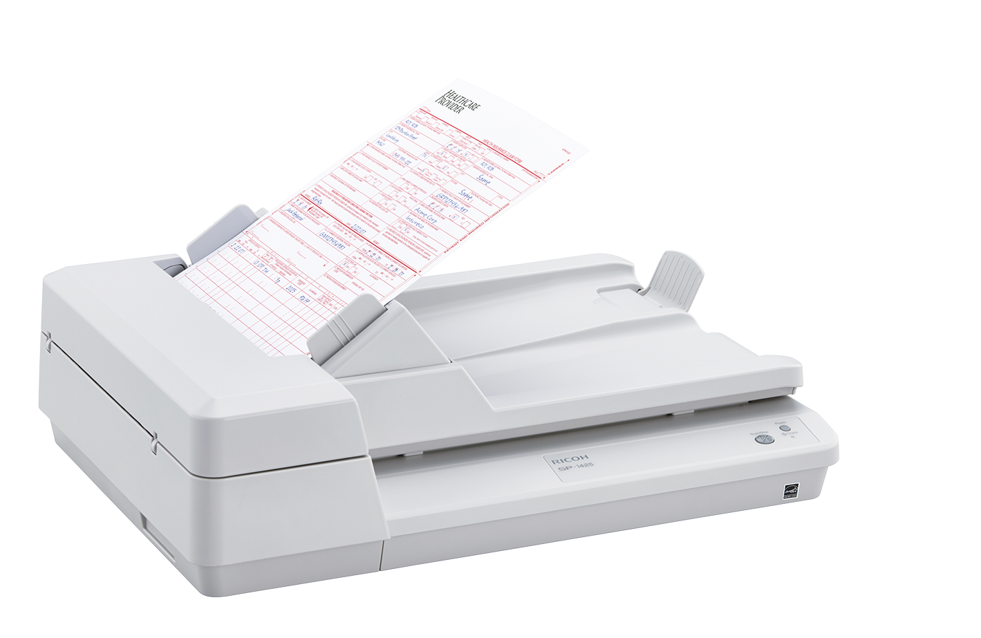 Документен скенер Ricoh SP-1425 комбиниран с настолен, 25ppm, Duplex ADF, LED, USB 2.0 3