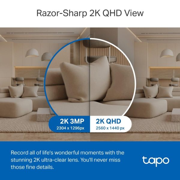 Домашна охранителна WiFi камера TP-Link Tapo C220, Pan/Tilt 3