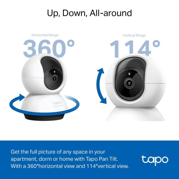 Домашна охранителна WiFi камера TP-Link Tapo C220, Pan/Tilt 4