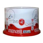 DVD-R MAXELL, 4,7 GB, 16x, Printable, 50 pk cake box 1