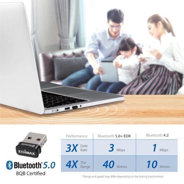 Edimax BT-8500 Блутут нано адаптер, USB, версия 5.0 2
