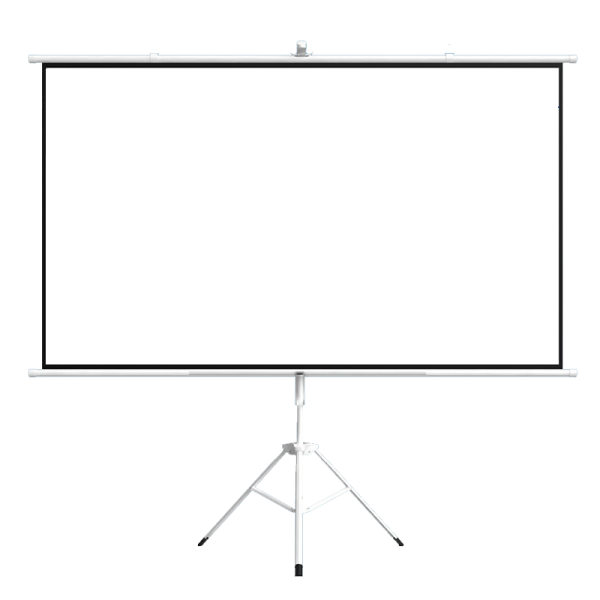Екран на стойка  ESTILLO 244 х 183 см,120", бял, с черна рамка, 4:3, 11 кг 2