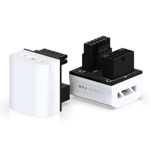 EZDIY-FAB адаптер за видеокарта 12VHPWR 600W - RVS 180° White 1