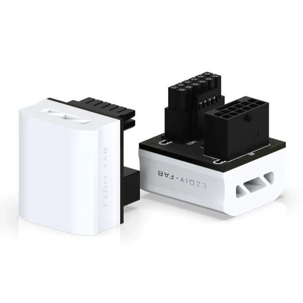 EZDIY-FAB адаптер за видеокарта 12VHPWR 600W - RVS 180° White 1