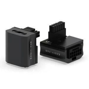 EZDIY-FAB адаптер за видеокарта 12VHPWR 600W - RVS 90° Black 1