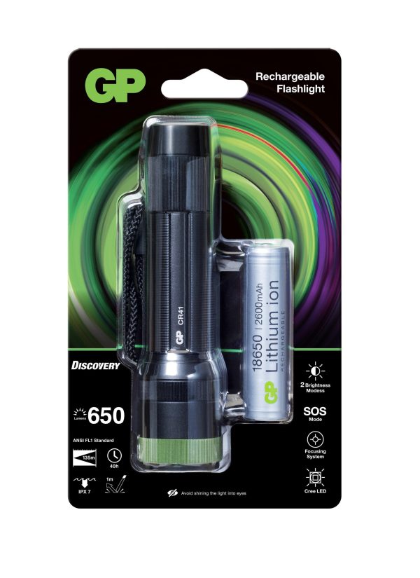 Фенер акумулаторен  CR41 LED 600 lm, CREE Discovery Outdoor GP 1