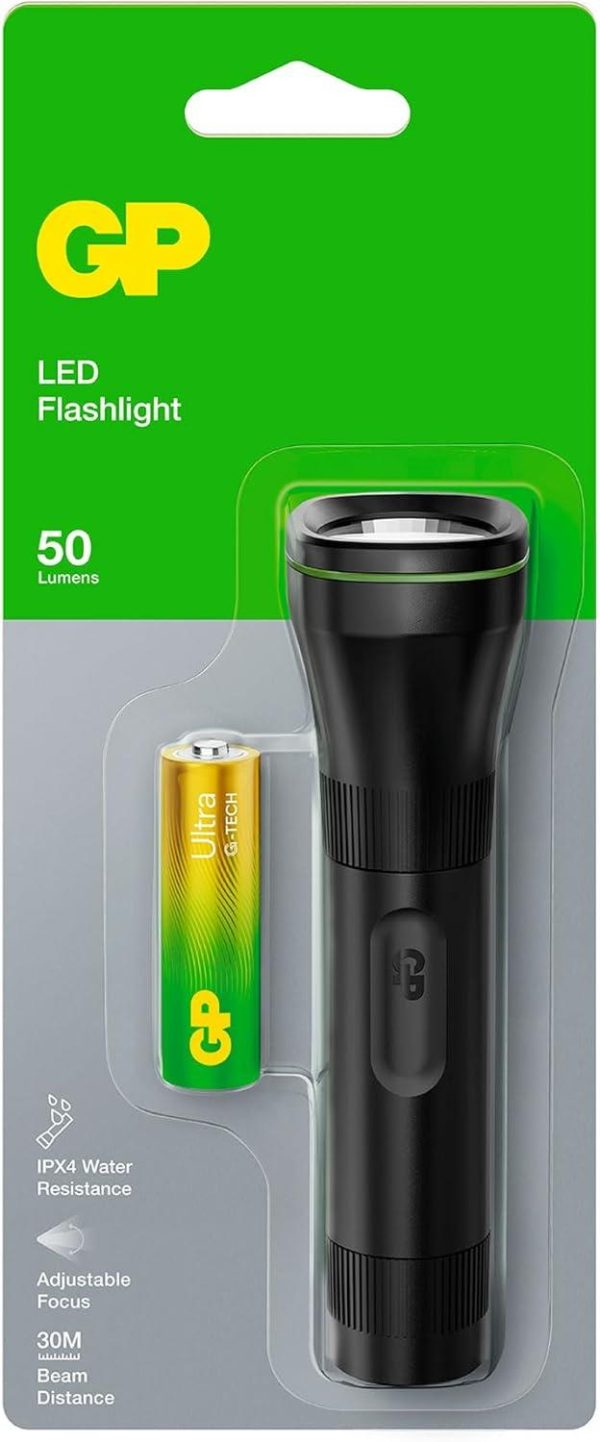 Фенер GP BATTERIES C105B LED 50 лумена 1*AA батерия 2