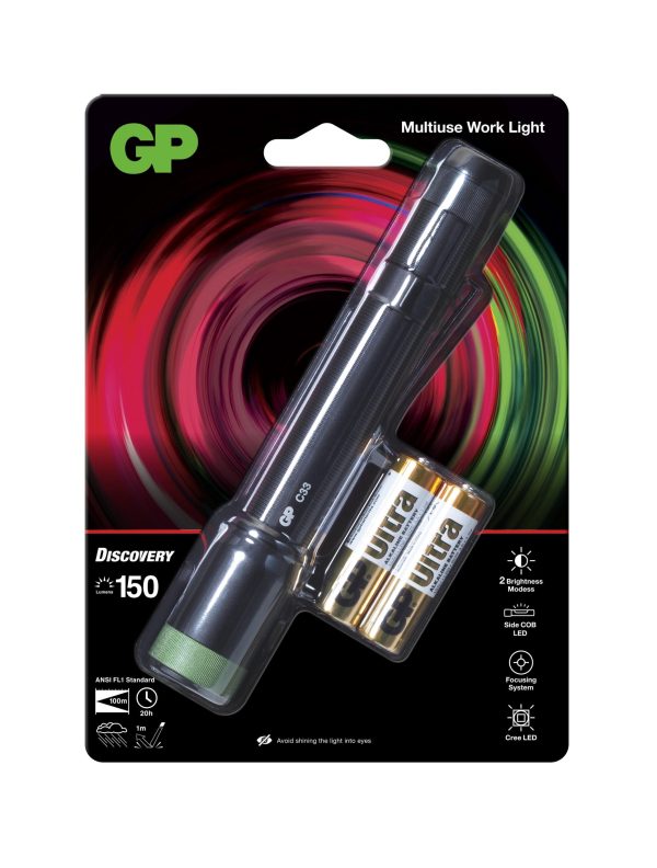 Фенер GP BATTERIES C33, LED, 150 lm, CREE Discovery TASK COD Light 1