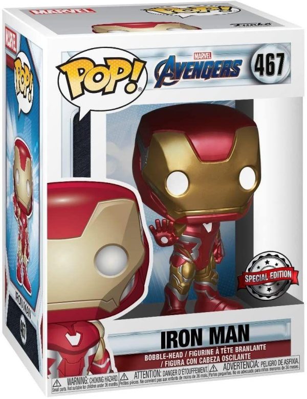 Фигурка Funko Pop! Marvel: Avengers - Iron Man (Special Edition) #467 2