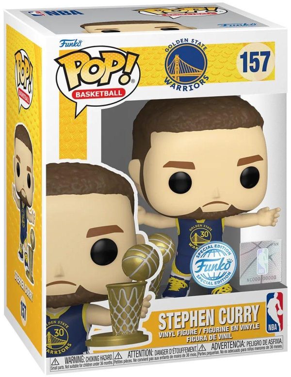 Фигурка Funko Pop! NBA: Golden State Warriors - Stephen Curry (Throwback) (Special Edition) #157 2