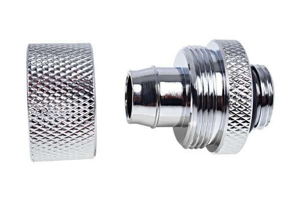 Фитинг Alphacool Eiszapfen, Удължител, 16/10mm, G1/4, Сребрист 2
