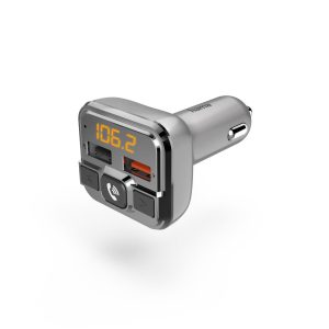 FM Трансмитер HAMA, 2 x USB, SD слот, Bluetooth, Hands-Free, Сив, 201631 1