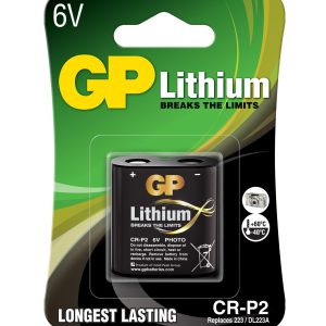 Фото литиева батерия GP CR-P2, 6V 1