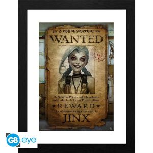 GBEYE LEAGUE OF LEGENDS - Framed print "Jinx Wanted" (30x40) 1