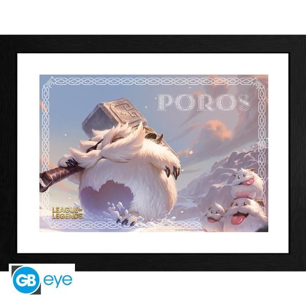 GBEYE League of Legends - Framed print "Poro" (30x40) 1